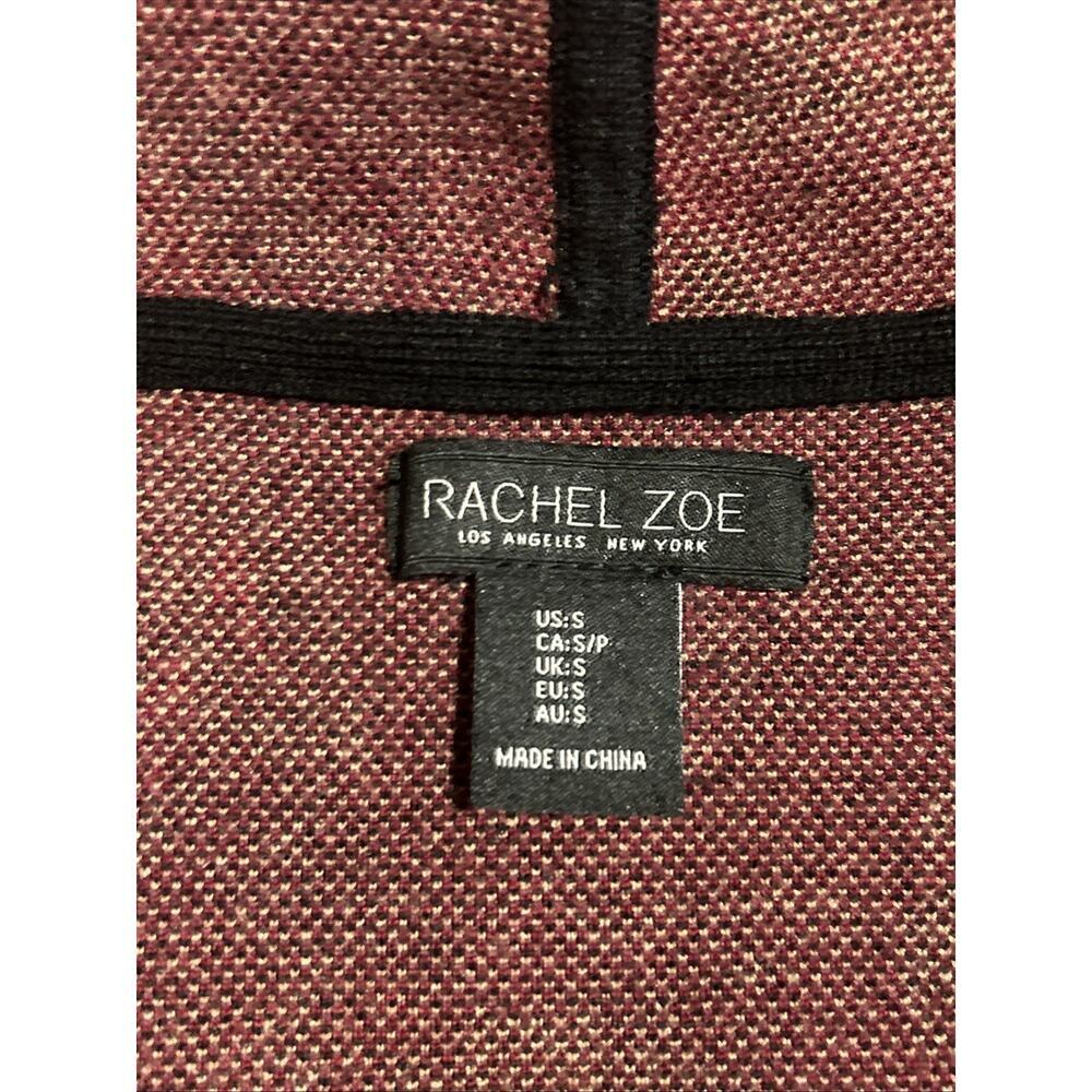Rachel Zoe Womens Purple Floral Long Sleeve Hooded Cardigan Sweater S Boho Chic - Picture 6 of 7